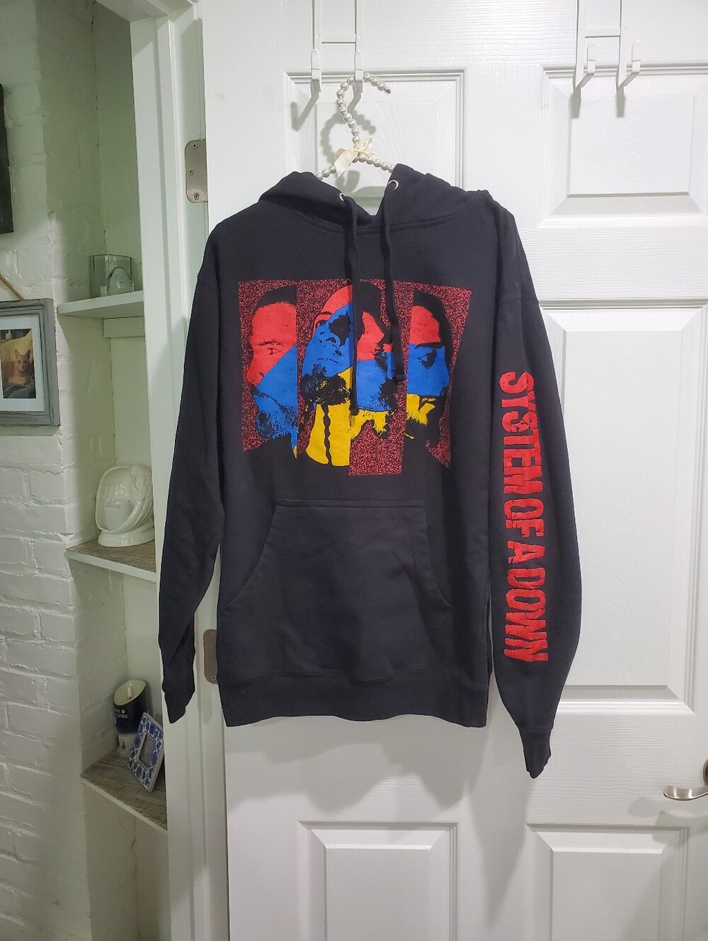 IUC System Of A Down Black Graphic Hoodie - Men’s Pullover